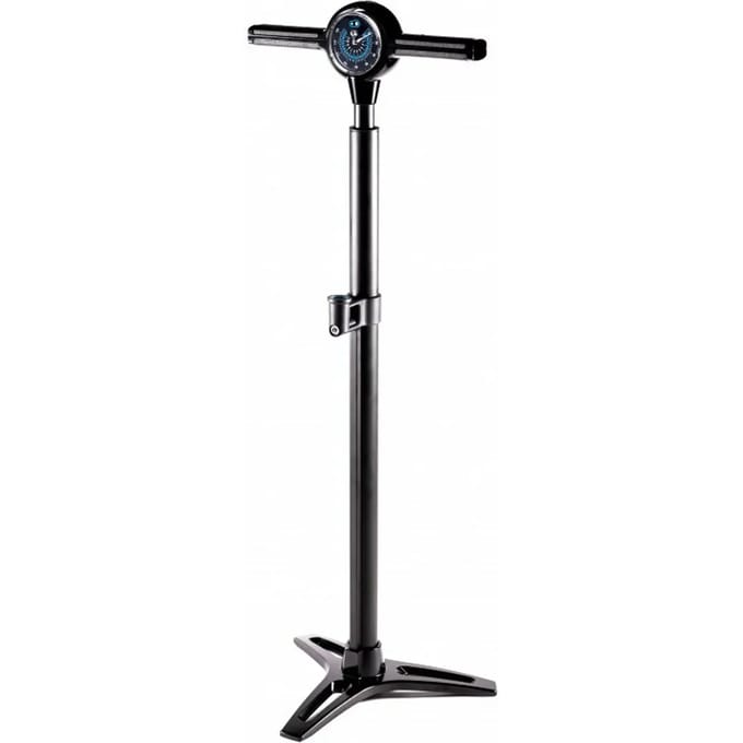 Crankbrothers Klic HP Co2-pomp incl. framehouder analoge manometer, zwart