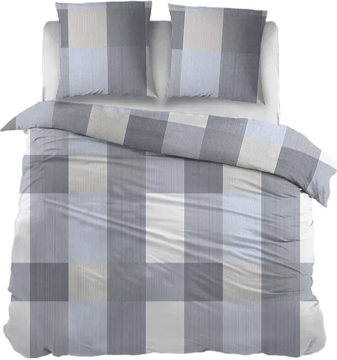 Sleepnight Dekbedovertrek Katoen Rudolf Blue - 200 x 200/220 cm + 2 kussenslopen - [Blauw]