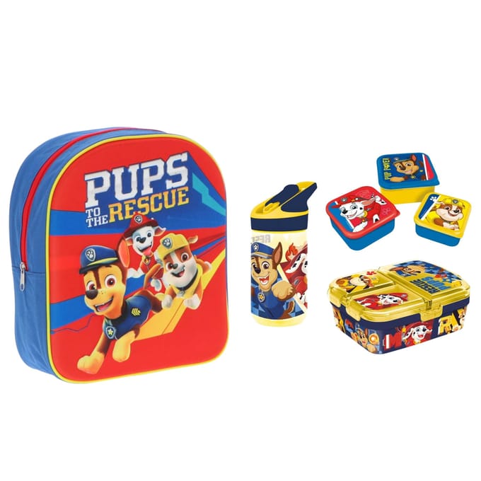 Paw Patrol schoolset; rugzak en lunchset