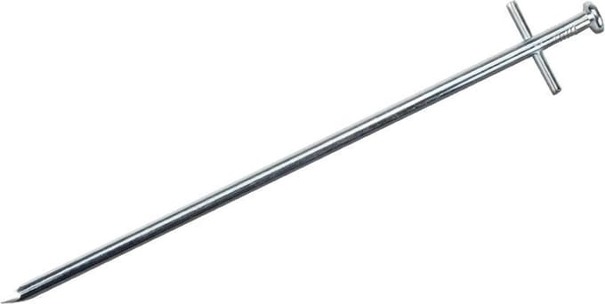ESVO Tarzan grondpen - 6 stuks - 23 cm - staal - zilver