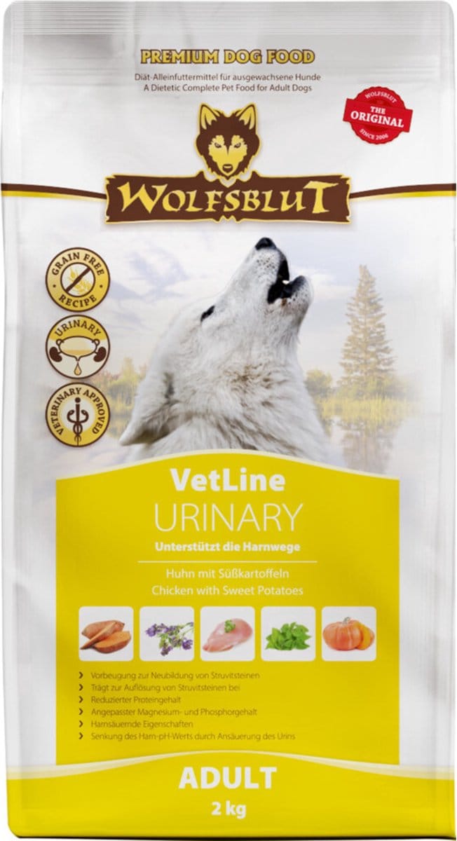 Wolfsblut VetLine Urinary - 4 x 2 kg - Voordeelverpakking
