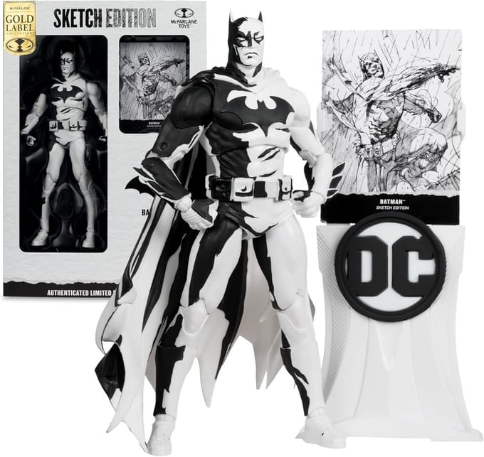 Actiefiguur Batman Hush Lijntekening 18 cm DC Comics Verzamelfiguur