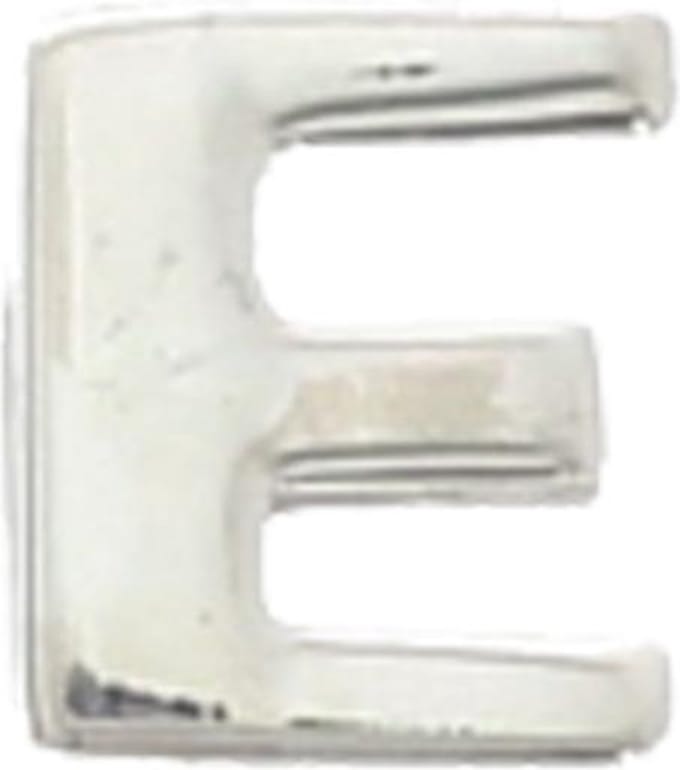 The Jewelry Collection Hanger Letter E - Zilver
