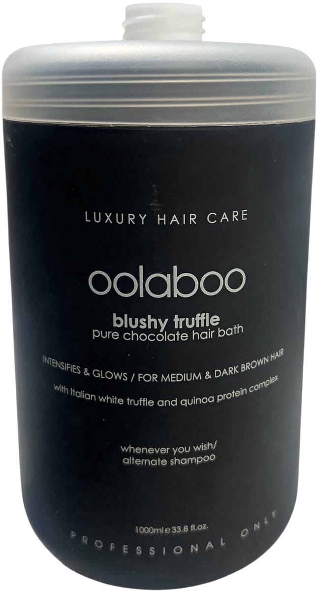 Oolaboo Blushy truffle Pure Chocolade Hair Bath Met Pomp 1000ml