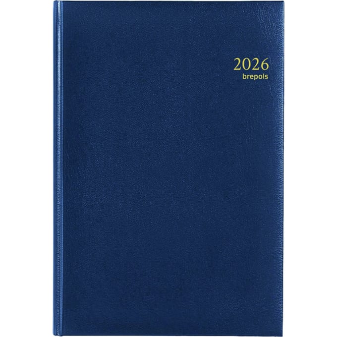 Agenda 2027 Brepols Omega Lima 7dagen/2pagina's blauw