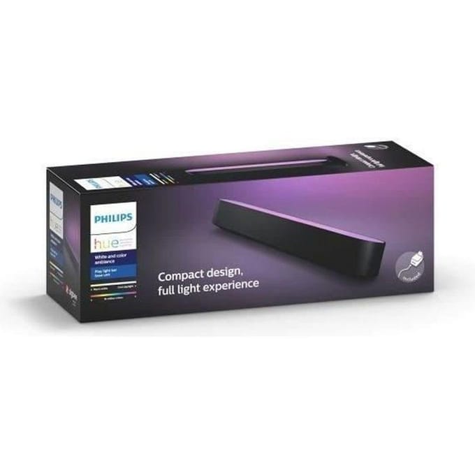 Lampe connectée Philips Hue Hue Play Pack x1 - Noir