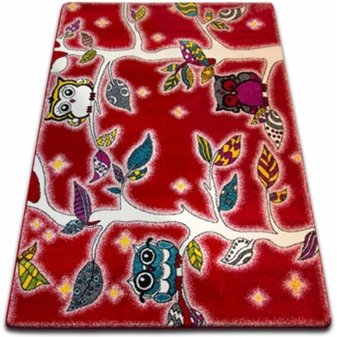 Kleden Rugsx Tapijt KIDS Forest Rood C427 200x280 cm