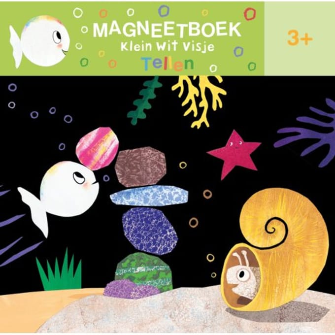 Magneetboek Klein Wit Visje. - Klein Wit Visje - Guido Van Genechten