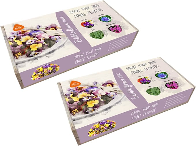 Grow your own Edible flowers Giftcrate