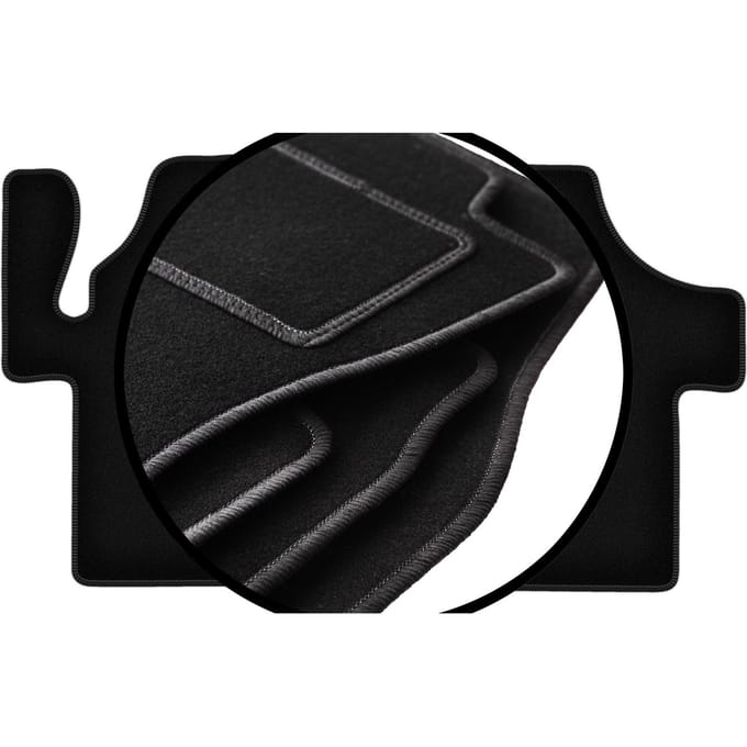 Complete set veloursmatten voor: Mercedes Viano W639 bestelbus (2003-2014)
