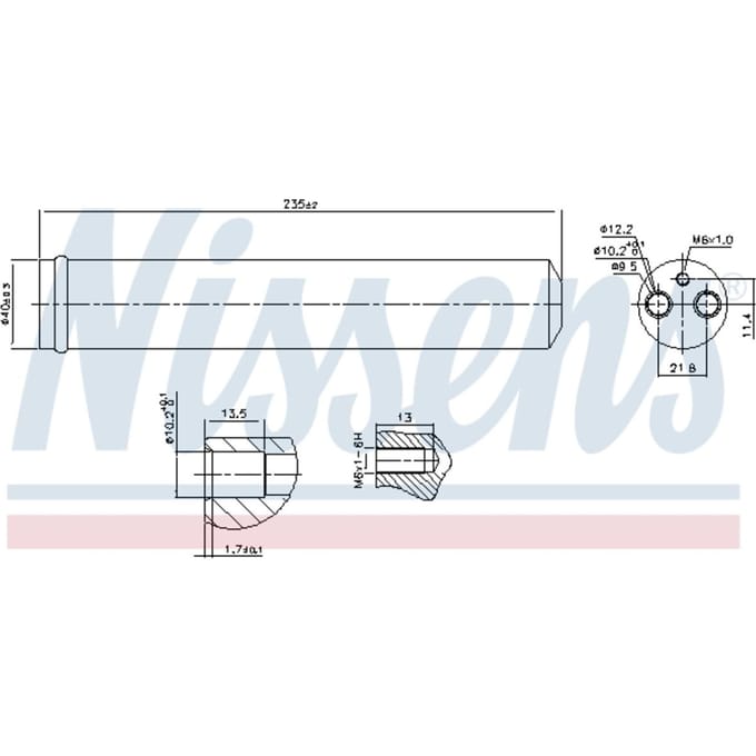 Droger, airconditioningsysteem NISSENS 95452