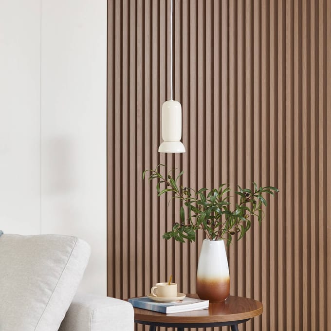 Lindby - hanglamp - 1licht - Keramiek - H: 21.5 cm - GU10 - crème