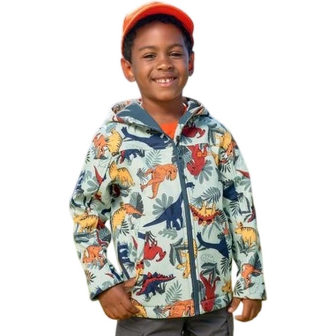 Mountain Warehouse Kinderen Exodus Gedrukt Softshell Waterdichte Jas (Multicolor)