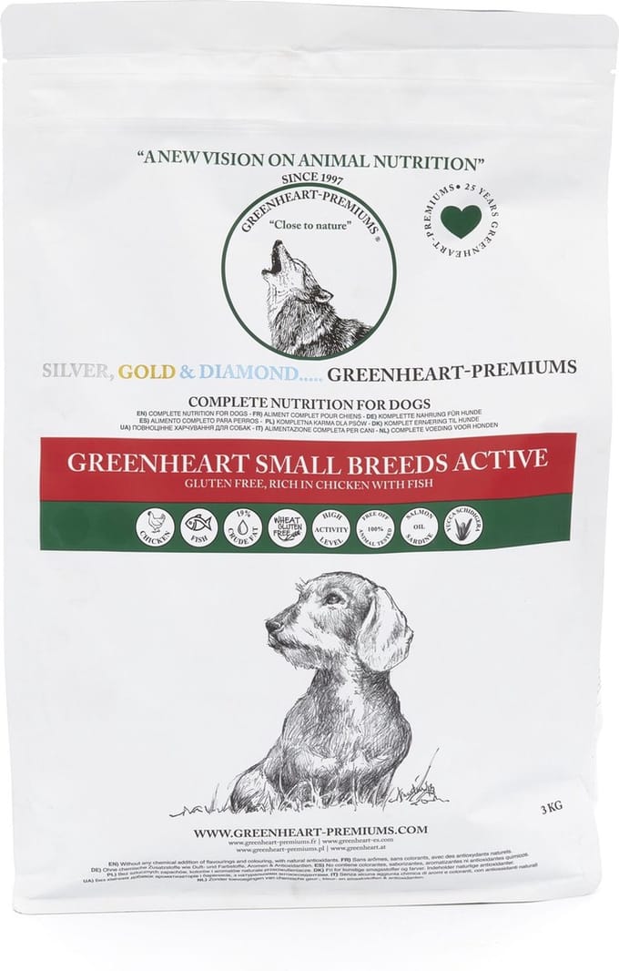 Greenheart-premiums Hondenvoer Small Breeds Active 7,5 KG