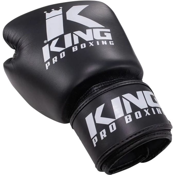 King Pro Boxing Bokshandschoenen - BGVL 3 - Zwart / Wit 14 oz