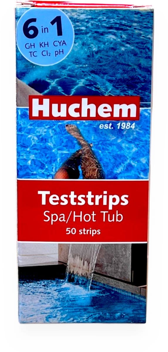 Teststrips | Spa | Hottub | Whirlpool | 50 st. | 6 in 1 | Aquarium | Pool