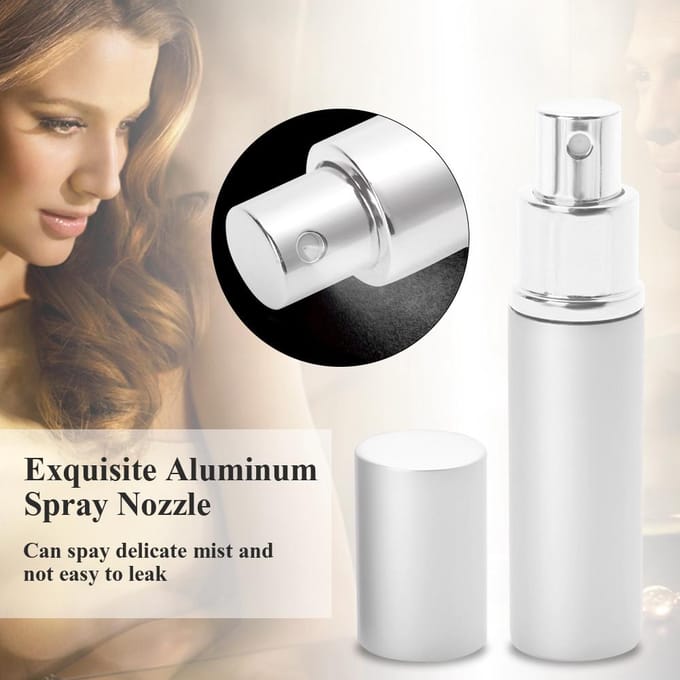 10ml Navulbare Parfumfles Draagbare Lege Pomp Lotion Parfum Verstuiver Zilver rood