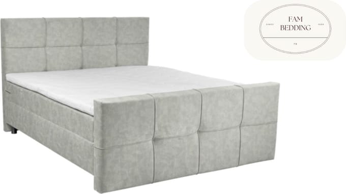 2 Persoons Boxspringset Ibiza Beige 140x200
