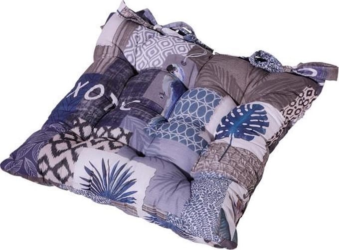 Madison bistro tuinkussen Tropic 46x46 cm - blauw