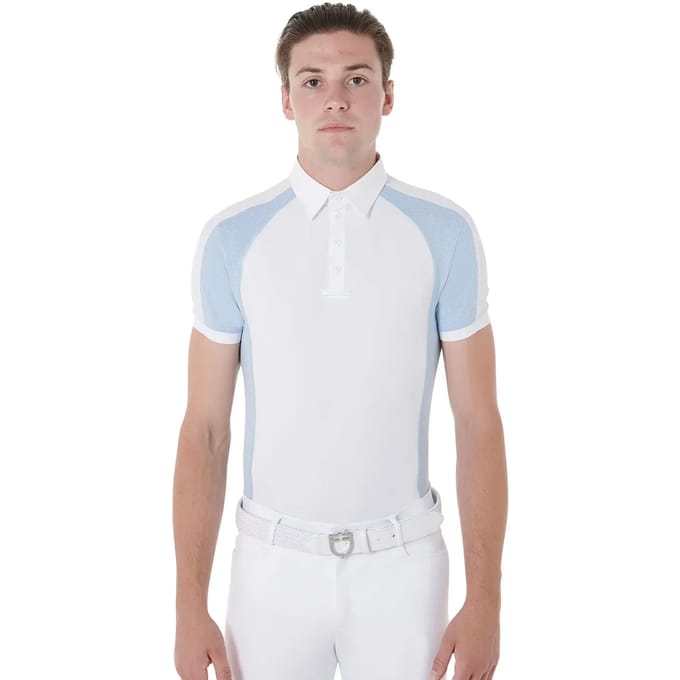 Slim fit wedstrijd polo Equestro