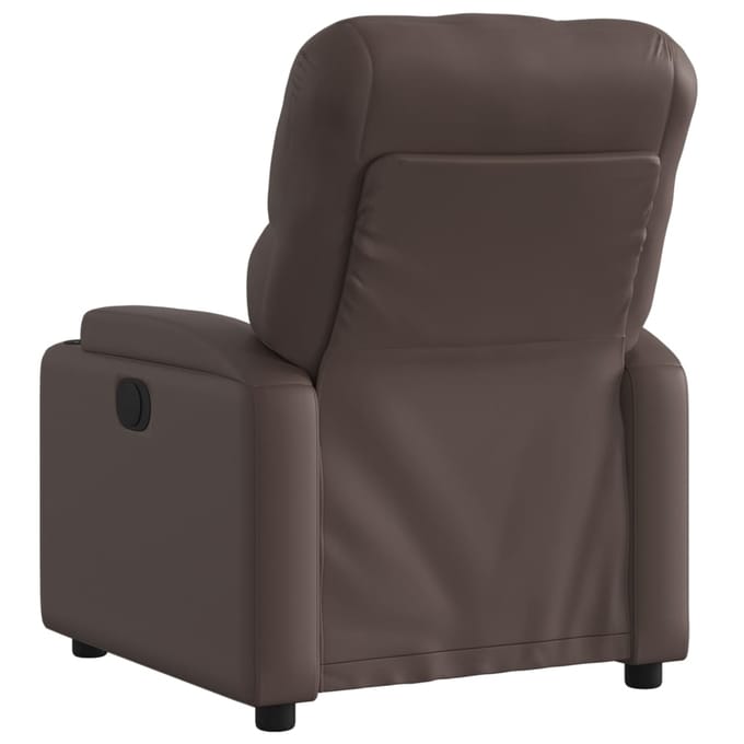 vidaXL - Fauteuil - verstelbaar - kunstleer - bruin