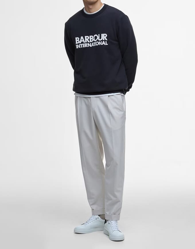 Jason Logo Technique Crew Sweatshirt