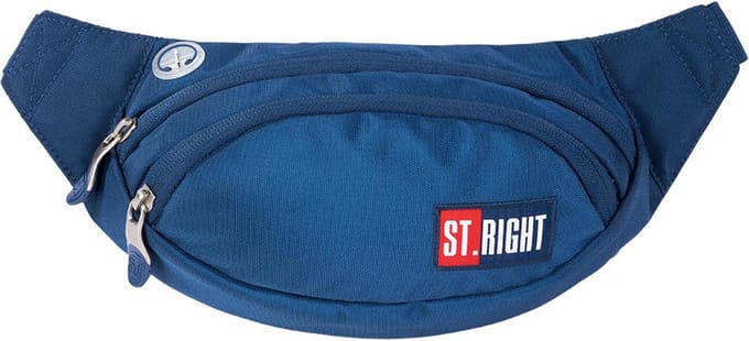 St.Right - heuptas - 30x14x4cm - marineblauw - crossbody bag