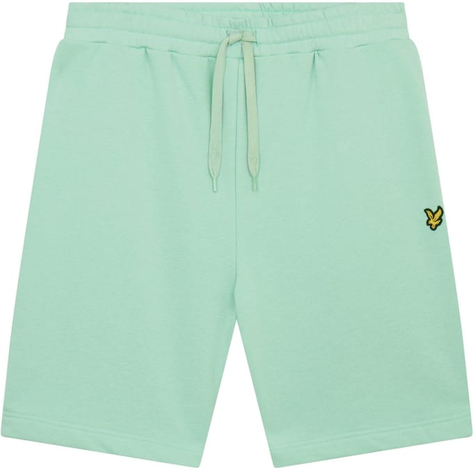 Lyle & Scott Sweat Short Broeken Jongens - Mint - Maat 140/146