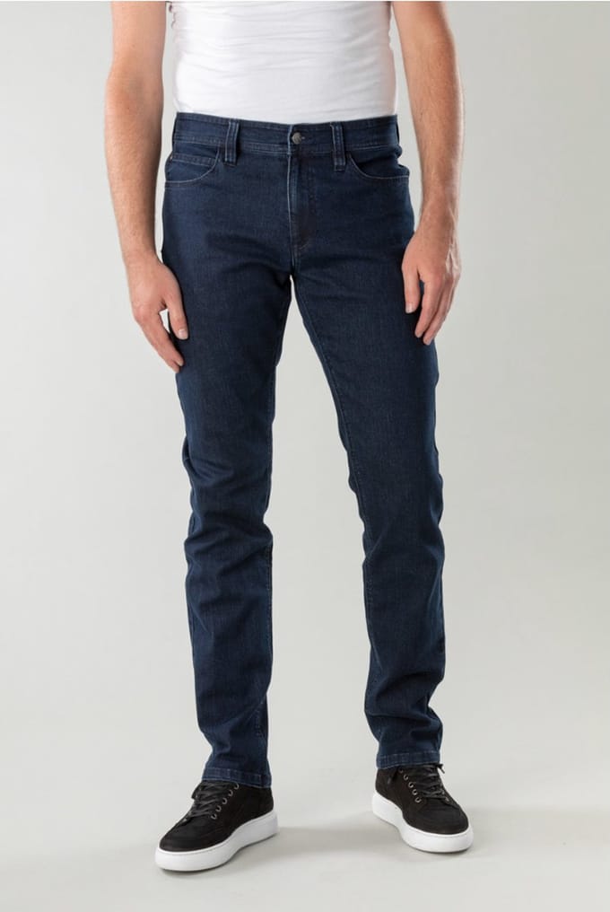 New Star 777 Recycle Dark Wash Slim Fit Stretch Jeans Heren