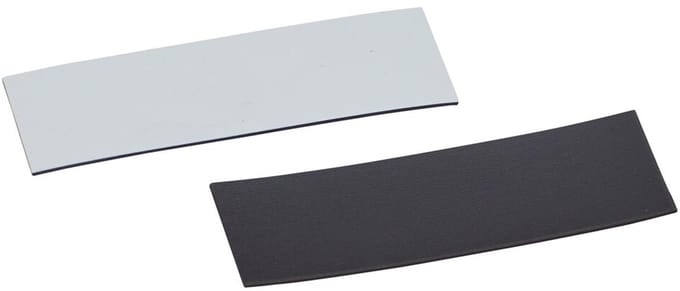 Beschrijfbare Magnetische Etiketten - 20 x 60mm - Wit - 50 stuks
