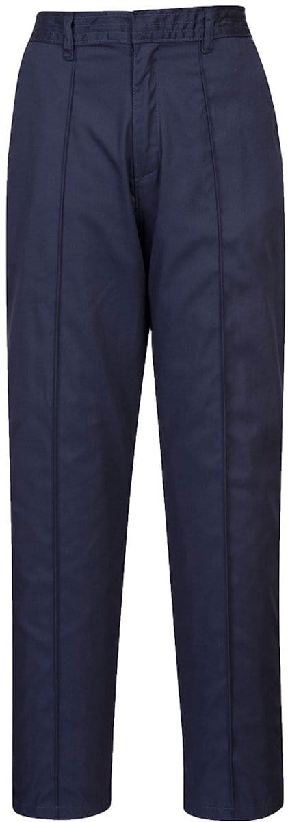 Portwest Dames Elastische Broek LW97 - Marine Lang - S