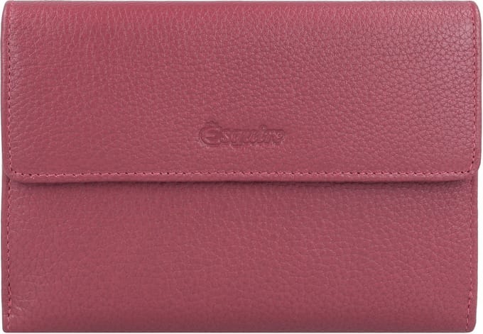 Esquire Primavera Portemonnee Leer 14 cm - Dames - Horizontaal - rot