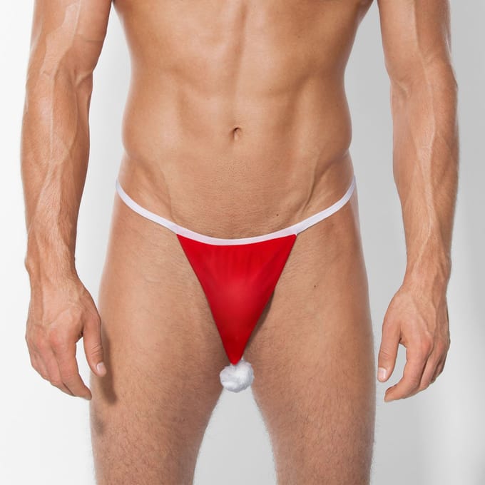 Kerstman-Muts String