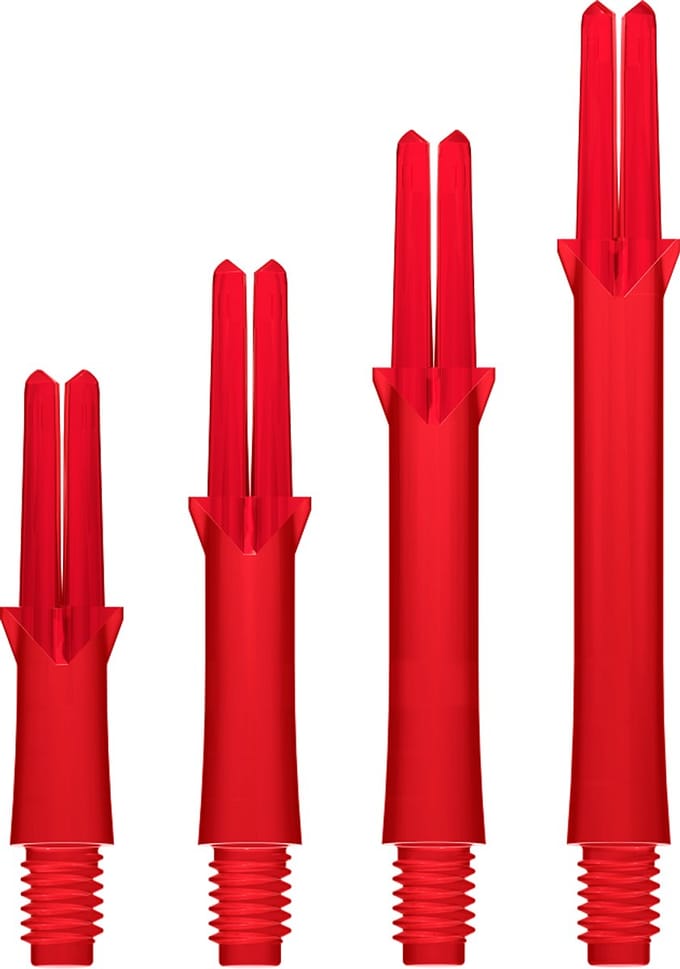 L-Style L-Shaft Locked Straight Red - Dart Shafts