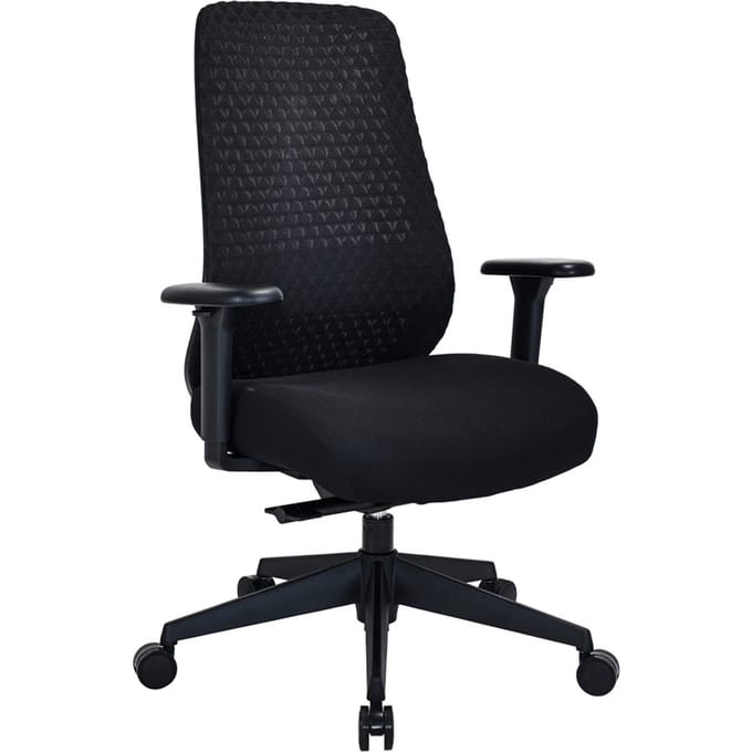 Professionele bureaustoel Verviq Zwart hjh OFFICE