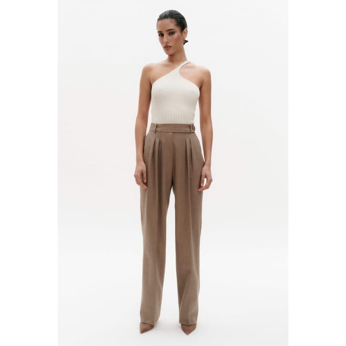 BENU Elegante Dames Karamelkleurige Broek