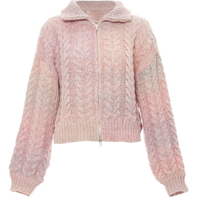 Mymo Vest Dames roze geel