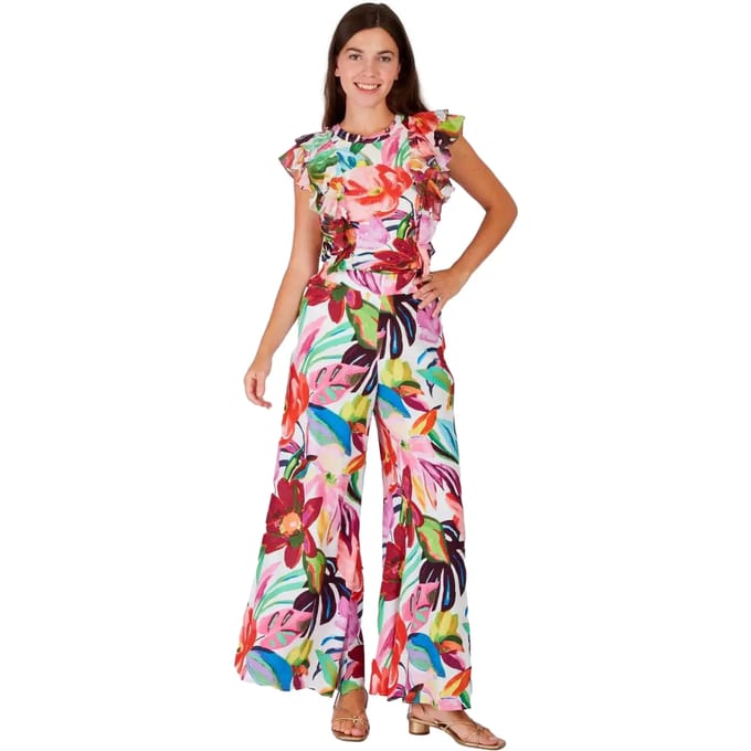 Tropical Palazzo Broek Dames Derhy Delfina