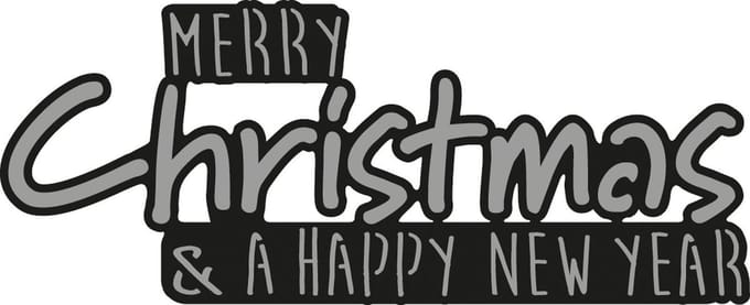 Marianne Design Craftables Snijmallen - Merry Christmas CR1327