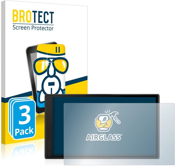 Screenprotector 3 Stuks voor Garmin DriveSmart 66 Beschermglas transparant
