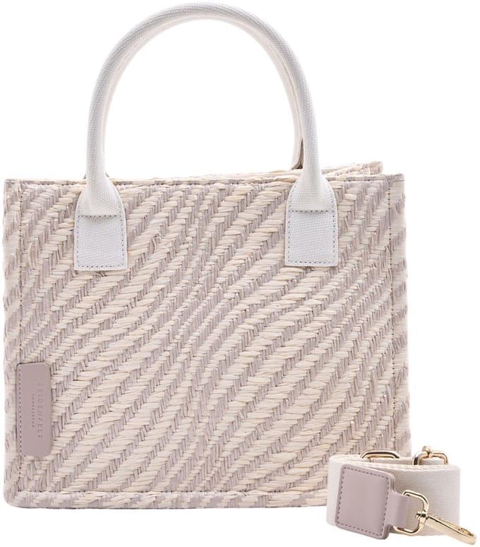 SEIDENFELT MANUFAKTUR handtas schoudertas Hulu Hand Bag Beige