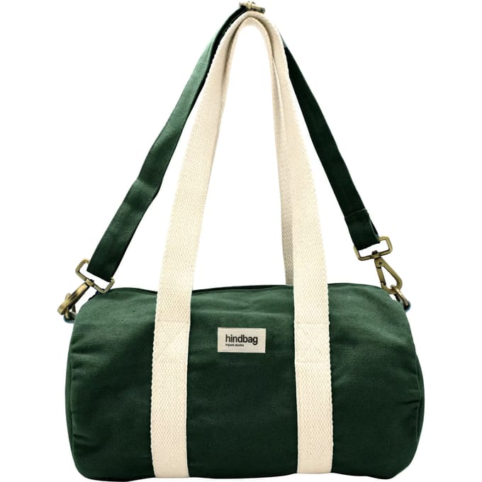 Hindbag Simon mini - weekendtas - biologisch katoen - GOTS - Spar groen