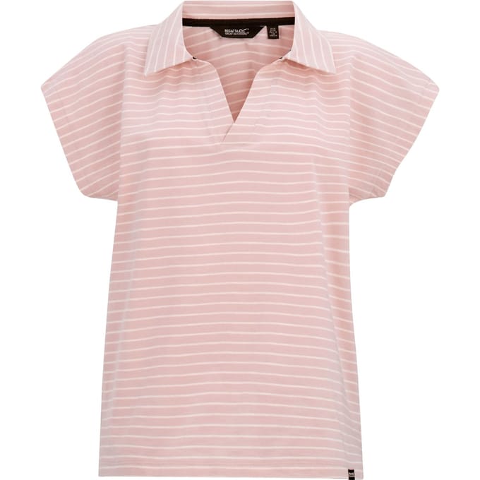 Regatta Dames/Dames Lorana T-Shirt (Roze Haze/Wit)