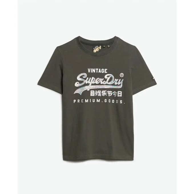Superdry - Versierd VL Graphic T-shirt - Dames - T-shirts