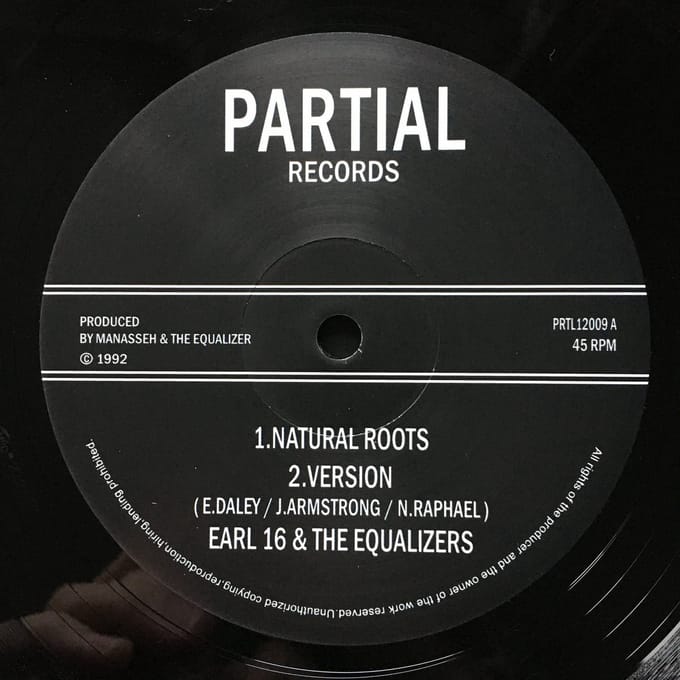 Earl 16 & The Equalizers - Natural Roots (12" Single)