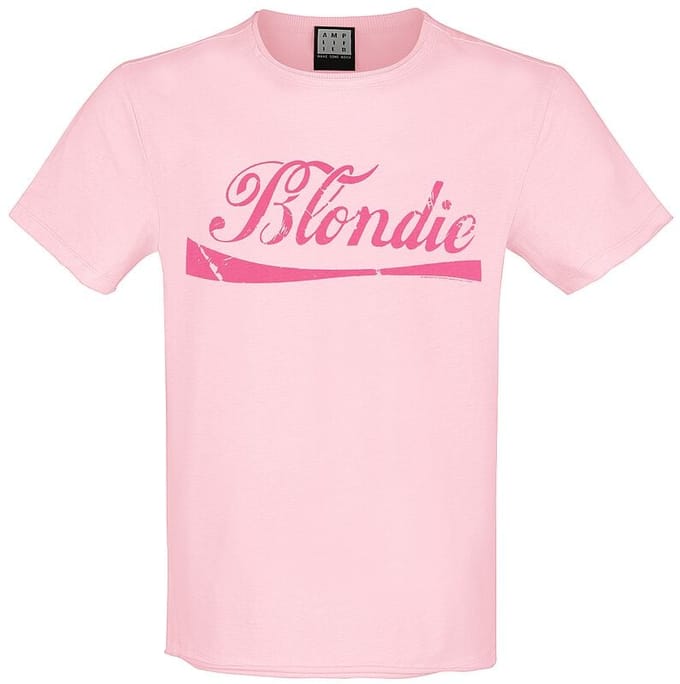 Blondie T-shirt - Cola - S tot XL - voor Mannen - roze