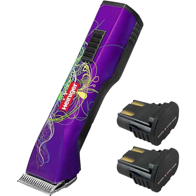 Twee-accu paardenknipper Heiniger Saphir