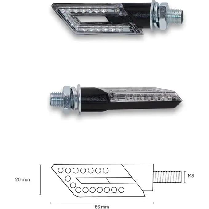 LED knipperlichten motor Taac FR20