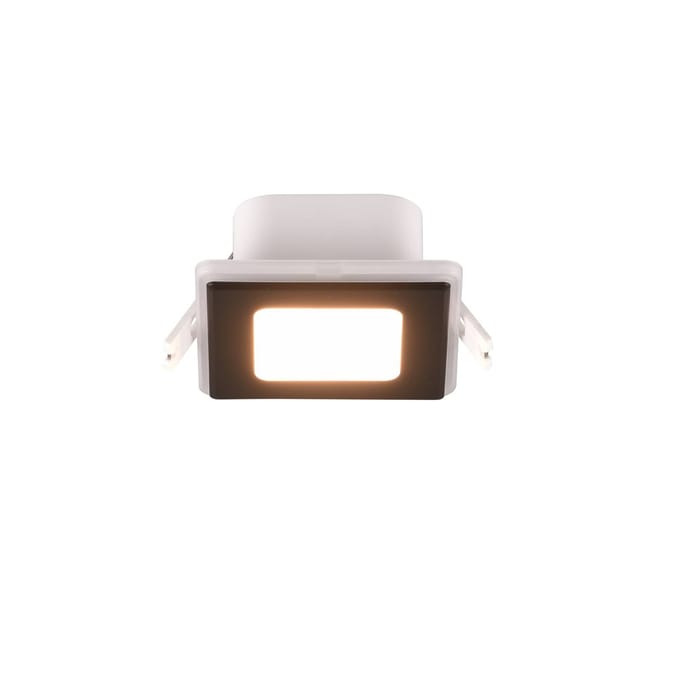 Trio Lighting LED inbouwlamp Nimbus IP44 8,5x8,5cm 830 zwart