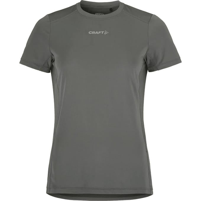 Craft Adv Essence Ss Tee 2 W Dames Sportshirt - Granite